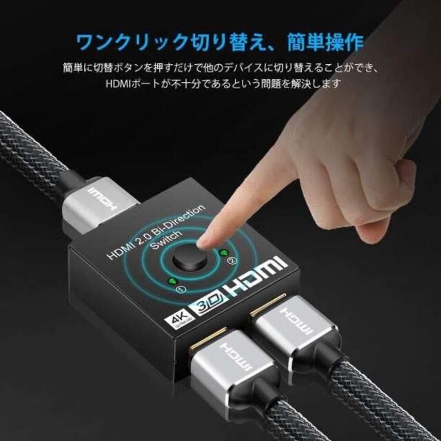 【海外正規品】 GANA　HDMI切替スイッチ　HDMI-5IN1