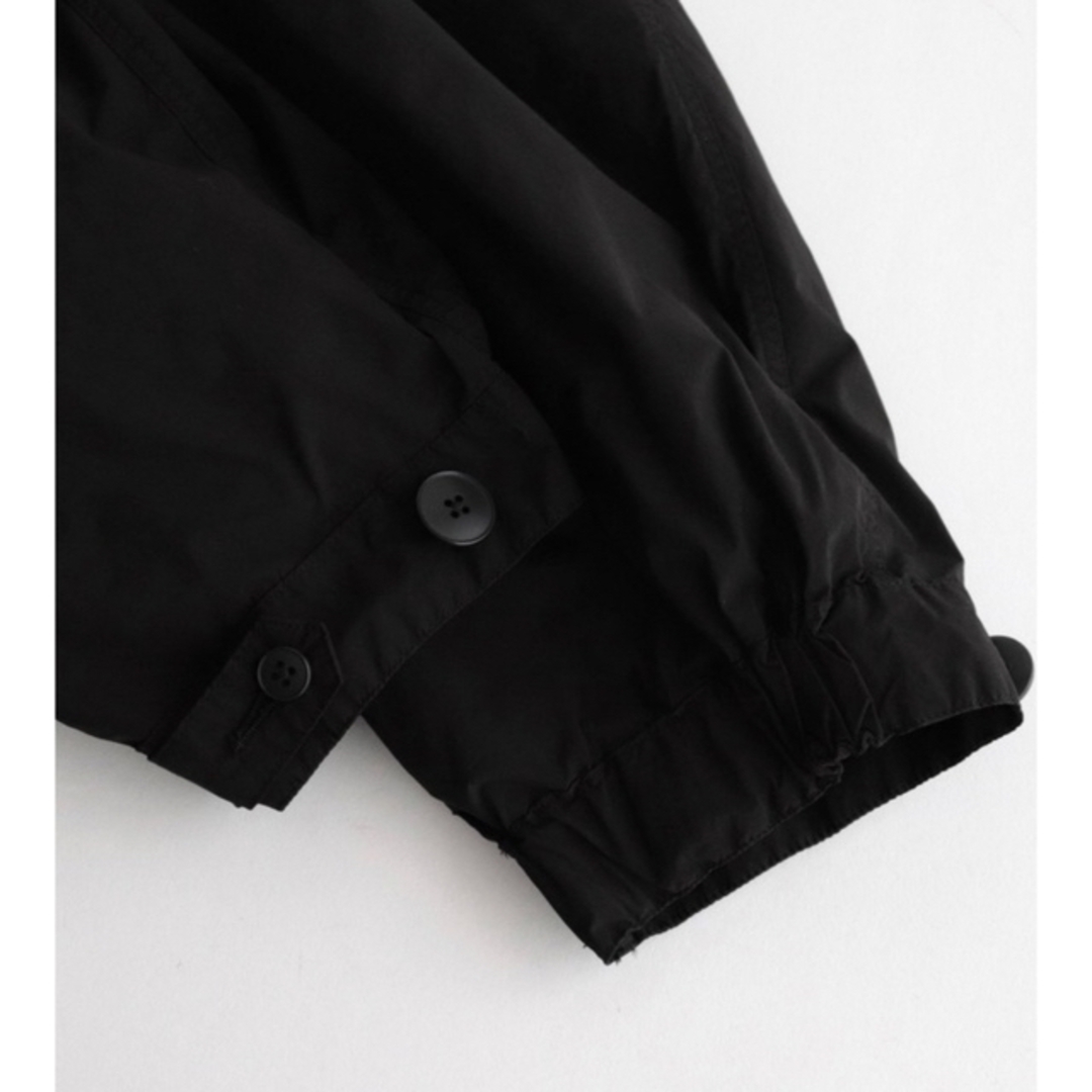 ATON(エイトン)の【即納】AIR VENTILE SHORT MODS COAT BLACK 06 メンズのジャケット/アウター(モッズコート)の商品写真