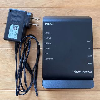 エヌイーシー(NEC)の美品★Wi-Fiルーター★NEC★無線LANルーター★Aterm(PC周辺機器)