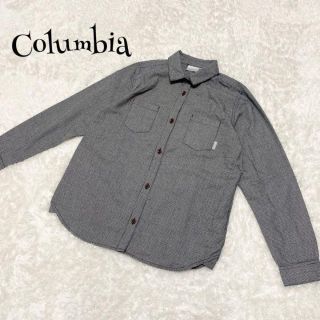 コロンビア(Columbia)のColumbia コロンビア ☆ 長袖シャツ 千鳥柄 レディース Mサイズ(シャツ/ブラウス(長袖/七分))