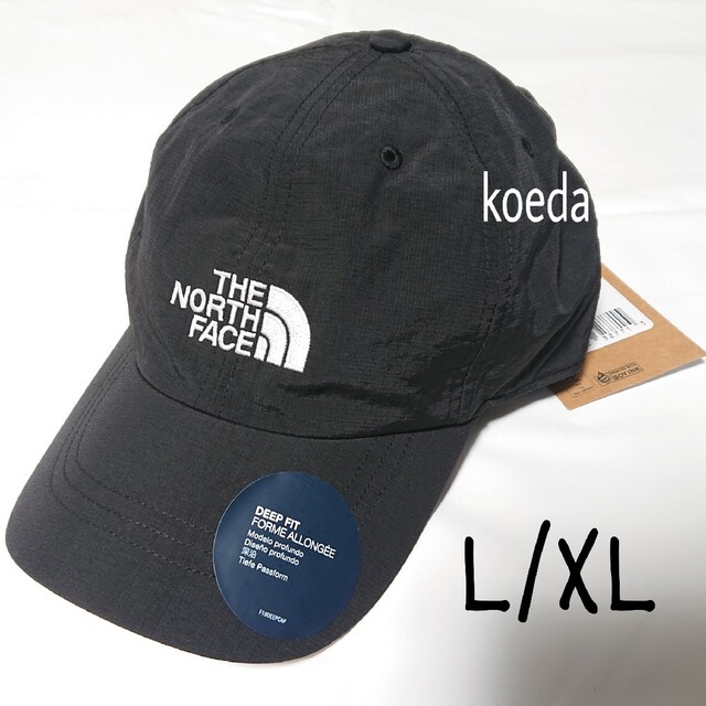 THE NORTH FACE(ザノースフェイス)のノースフェイス ホライゾンハット キャップ 帽子 黒 ブラック 白ロゴ L/XL メンズの帽子(キャップ)の商品写真
