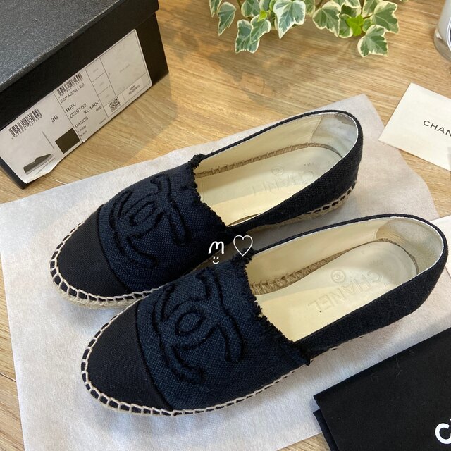 税込】 CHANEL シャネル 36 23cm エスパドリーユ tdh-latinoamerica.de