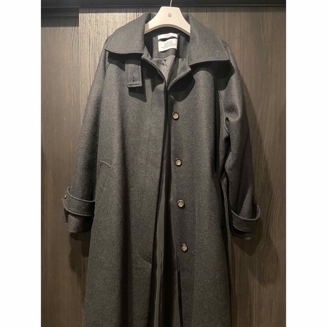 OHOTORO(オオトロ)のOHOTORO  Dublin Coat  チャコール レディースのジャケット/アウター(ロングコート)の商品写真