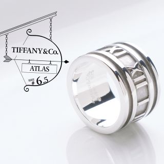 ティファニー(Tiffany & Co.)の美品 ティファニー TIFFANY アトラス ワイド 925 リング 6.5号(リング(指輪))