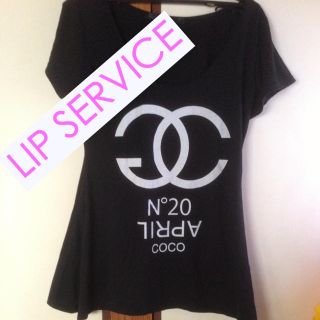 リップサービス(LIP SERVICE)のLIP SERVICE  Ｔシャツ(Tシャツ(半袖/袖なし))