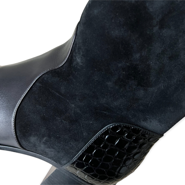 クリスチャン ルブタン 20AW Mosaica ロングブーツ ブラック-