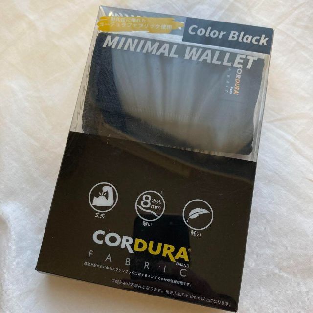 新品 コーデュラ CORDURA ミニマルウォレット 財布 三つ折り 折りたたみ メンズのファッション小物(折り財布)の商品写真