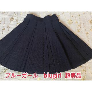 ブルーガール(Blugirl)のblugirl  ブルーガール　スカート　超美品　Sパーティー等(ひざ丈スカート)