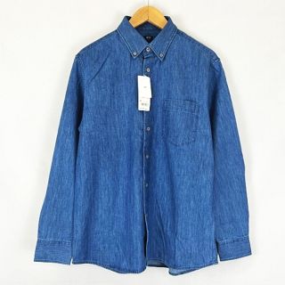 ユニクロ(UNIQLO)のユニクロ UNIQLO デニムシャツ 長袖 331-430878 インディゴ M(シャツ)