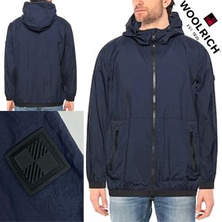 ウールリッチ(WOOLRICH)のWOOLRICH 20SS NYLON HOODED JACKET ネイビー　L(ナイロンジャケット)