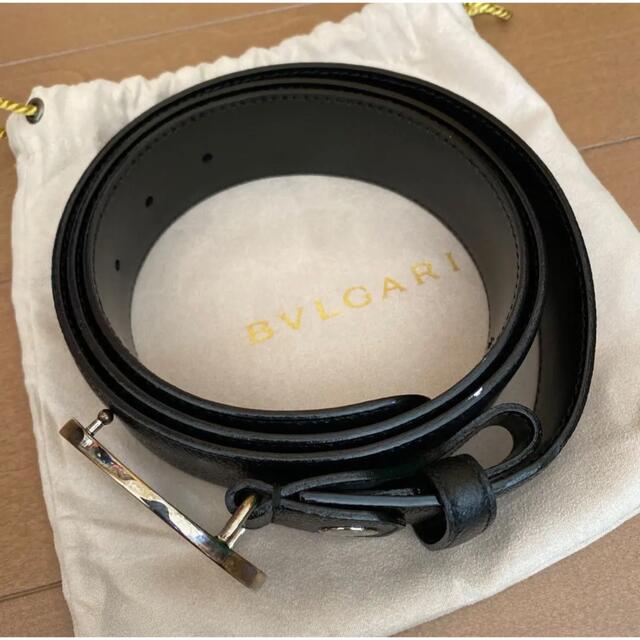 BVLGARI ブルガリ メンズ ベルト ブラック 110/44