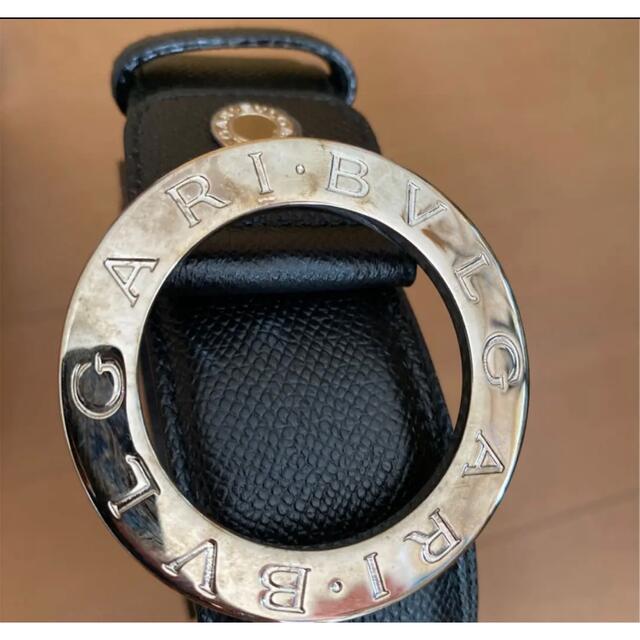 BVLGARI ブルガリ メンズ ベルト ブラック 110/44