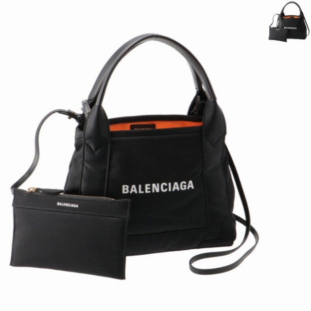 使い勝手の良い - Balenciaga バレンシアガ 210K4 390346 XS CABAS NAVY ナイロンバッグ XS カバス ネイビー トートバッグ BALENCIAGA ハンドバッグ