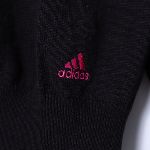 adidas(アディダス)の✨✨完売✨✨ 新品 adidas アディダス ロゴ付き ジャージ ブラック レディースのトップス(トレーナー/スウェット)の商品写真