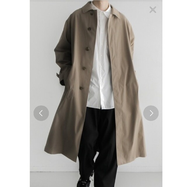 remer loose basic long coat ステンカラー ベージュ