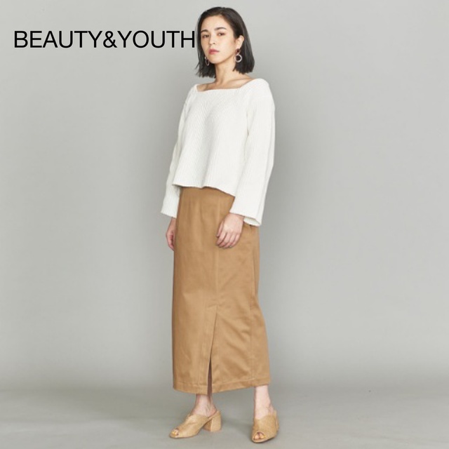 united arrows マーメイドスカート チノ スカート ロングスカート www