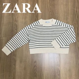 ザラ(ZARA)のZARA  ボーダーニット　Mサイズ(ニット/セーター)