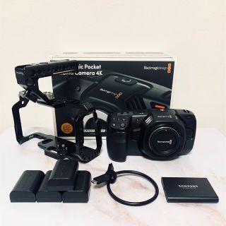 BMPCC4K + Samsung1TBSSD + Smallrigケージ(ビデオカメラ)