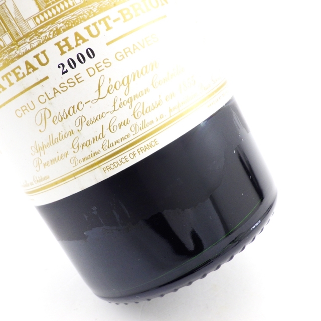 シャトー オー ブリオン 2000年 Château Haut Brion 未開栓 750ml 13.5% フランス ボルドー 赤ワイン 古酒 お酒【送料無料】