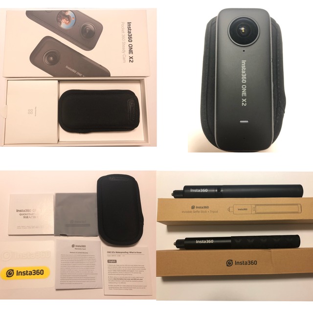 Insta360 ONE X2  三脚　自撮り棒　セットカメラ