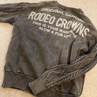 ロデオクラウンズ(RODEO CROWNS)のロデオクラウンズ　　ドッキングニット　ニットセーター　スウェット　トレーナー(ニット/セーター)