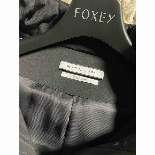 FOXEY - フォクシー ロングベスト Hoodie Vest ブラック 希少42サイズ FOXEY - フォクシー ロングベスト Hoodie Vest ブラック 希少42サイズ