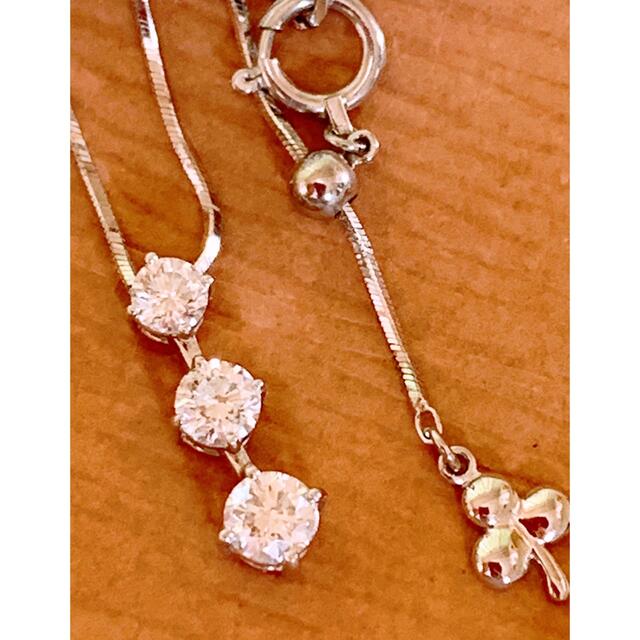 ✨TRILOGY❣️D0.60CT❗️プラチナダイヤネックレス トリロジー