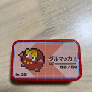 ポケモン(ポケモン)のポケモン　ダルマッカ　缶ケース横７×４縦厚さ1.５cm(ゲームキャラクター)