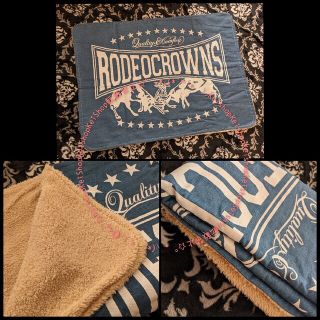 ロデオクラウンズ(RODEO CROWNS)のRODEO CROWNS ブランケット 裏ボア デニム地(その他)