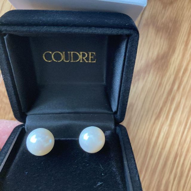 COUDRE クードル プラチナパールピアス 金子綾-