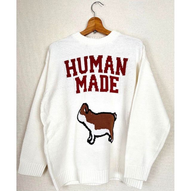登場! HUMAN MADE ニット セーター ホワイト ilam.org