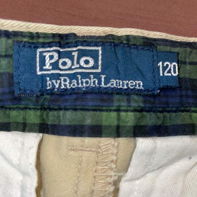 POLO RALPH LAUREN(ポロラルフローレン)のポロラルフローレン POLO RALPH LAUREN チノパン 120 茶 キッズ/ベビー/マタニティのキッズ服男の子用(90cm~)(パンツ/スパッツ)の商品写真