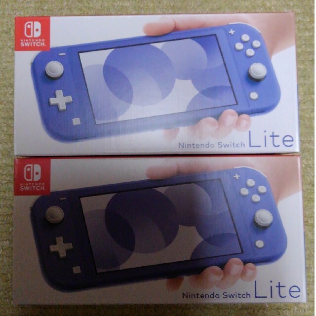 国内在庫】 新品未開封 任天堂スイッチライト ブルー2台 携帯用ゲーム