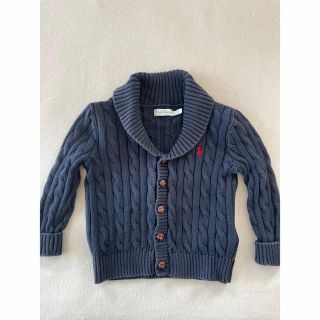 ラルフローレン(Ralph Lauren)のラルフローレン★ニット★カーディガン★90サイズ★ネイビー(カーディガン)