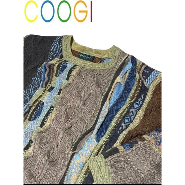 COOGIの9090's coogi 3dニット