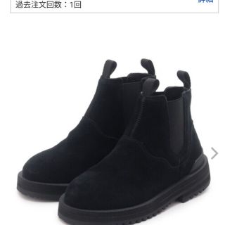 スイコック(suicoke)のbanbi-0325様専用❤　SUICOKE　ショートブーツ　黒　ブラック(ブーツ)