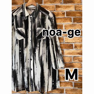 【美品】noa-ge ノアジェ 7分袖シャツ ビッグシルエット 韓国風(シャツ/ブラウス(長袖/七分))