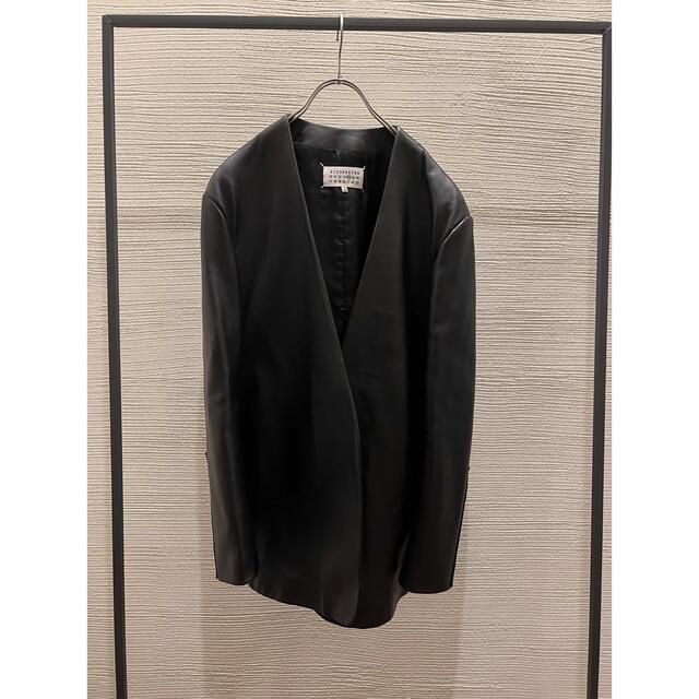 美品 Maison Margiela マルジェラノーカラー ジャケット