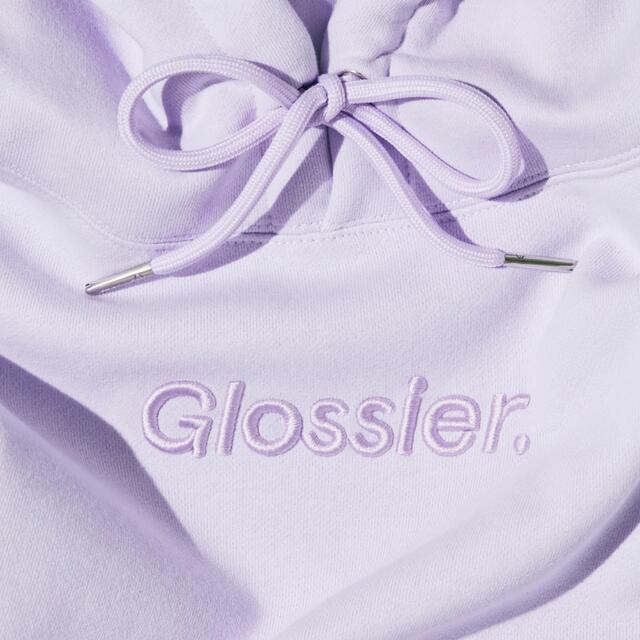 【日本未発売】glossier hoodie/S 限定カラー　パープル