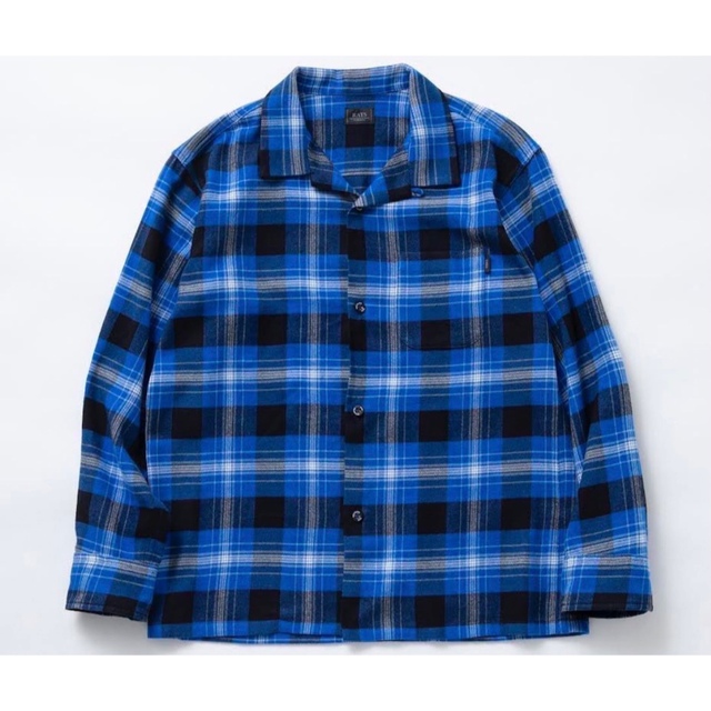 私物　キムタク着　RATS COTTON RAYON CHECK SHIRT M