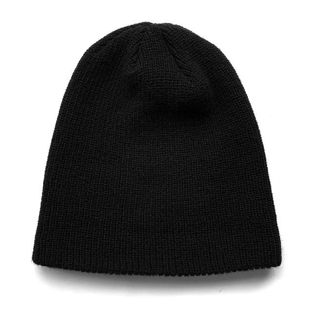 UNUSED(アンユーズド)のUnused｜7G Knit Cap (Black／ブラック) メンズの帽子(ニット帽/ビーニー)の商品写真