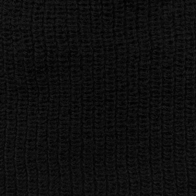 UNUSED(アンユーズド)のUnused｜7G Knit Cap (Black／ブラック) メンズの帽子(ニット帽/ビーニー)の商品写真