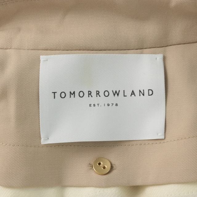 TOMORROWLAND(トゥモローランド)のTOMORROWLAND ウールギャバジン ガウンコート 34 7号 S レディースのジャケット/アウター(その他)の商品写真