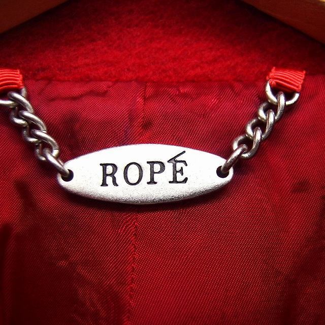 ROPE’(ロペ)のロペ ROPE ジャケット アウター ステンカラー アンゴラ混 ウール混 無地 レディースのジャケット/アウター(その他)の商品写真