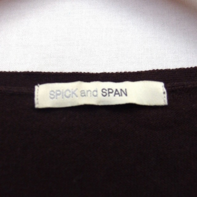 Spick & Span(スピックアンドスパン)のスピック&スパン Spick&Span ニット カーディガン 長袖 Vネック レディースのトップス(カーディガン)の商品写真