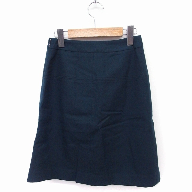 UNITED ARROWS(ユナイテッドアローズ)のユナイテッドアローズ UNITED ARROWS フレアスカート ひざ丈 タック レディースのスカート(ひざ丈スカート)の商品写真