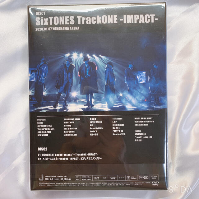 SixTONES(ストーンズ)のSixTONES toneIMPACT ライブDVD 松村北斗 ステフォ エンタメ/ホビーのタレントグッズ(アイドルグッズ)の商品写真