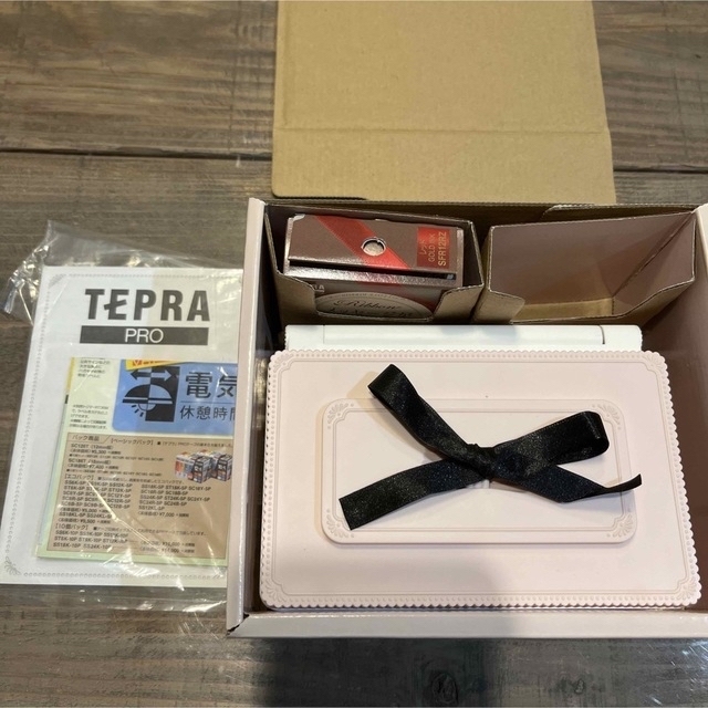 キングジム(キングジム)のラベルライター「テプラ」PRO SR-GL1 インテリア/住まい/日用品の文房具(テープ/マスキングテープ)の商品写真