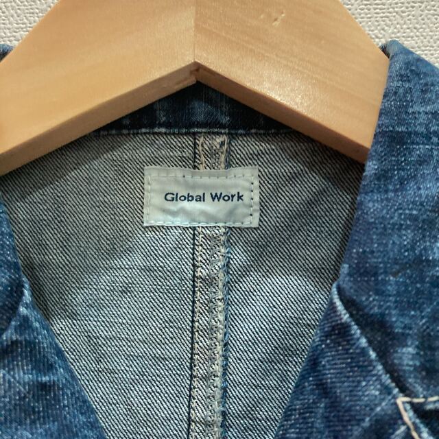 GLOBAL WORK(グローバルワーク)のGlobal Work グローバルワーク　デニムジャケット　90 キッズ/ベビー/マタニティのキッズ服女の子用(90cm~)(ジャケット/上着)の商品写真