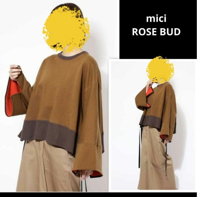 大阪特売 （セール♪）mici/ROSE BUDワイドスリーブカットソー